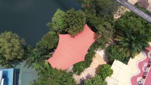 Sunway Lagoon Wildlife Theatre Tensile Sun Shade Sails