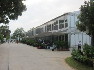 Double storey tent for FORMULA 1® Racing Hospitality Suites