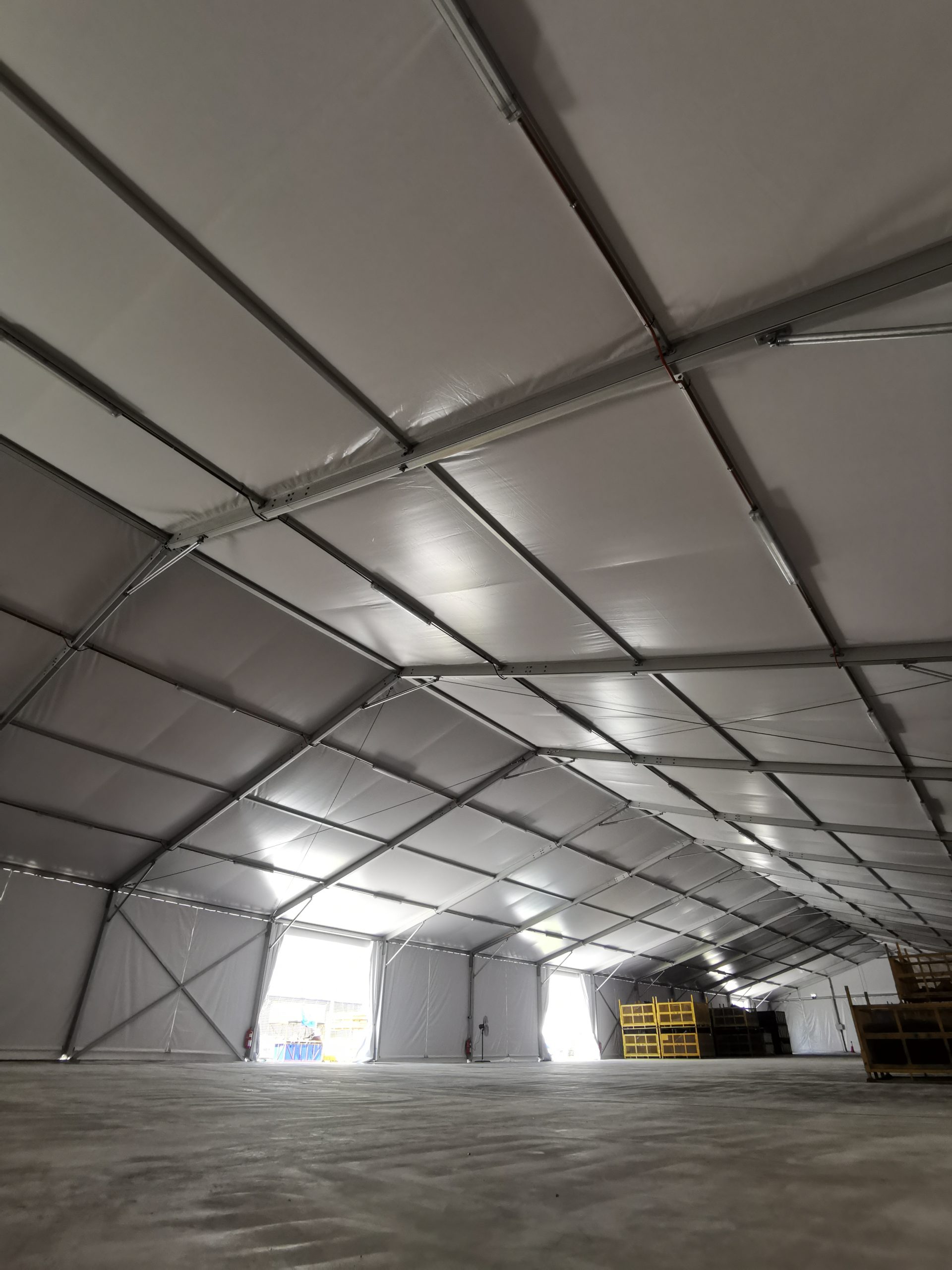 PROTON CITY AUTOMOTIVE ASSEMBLY WAREHOUSE STORAGE A-SHAPED MARQUEE TENT
