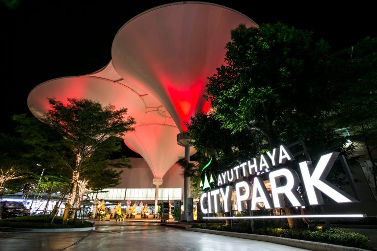 Ayutthaya City Park Main Entrance Tensile Membrane Structure