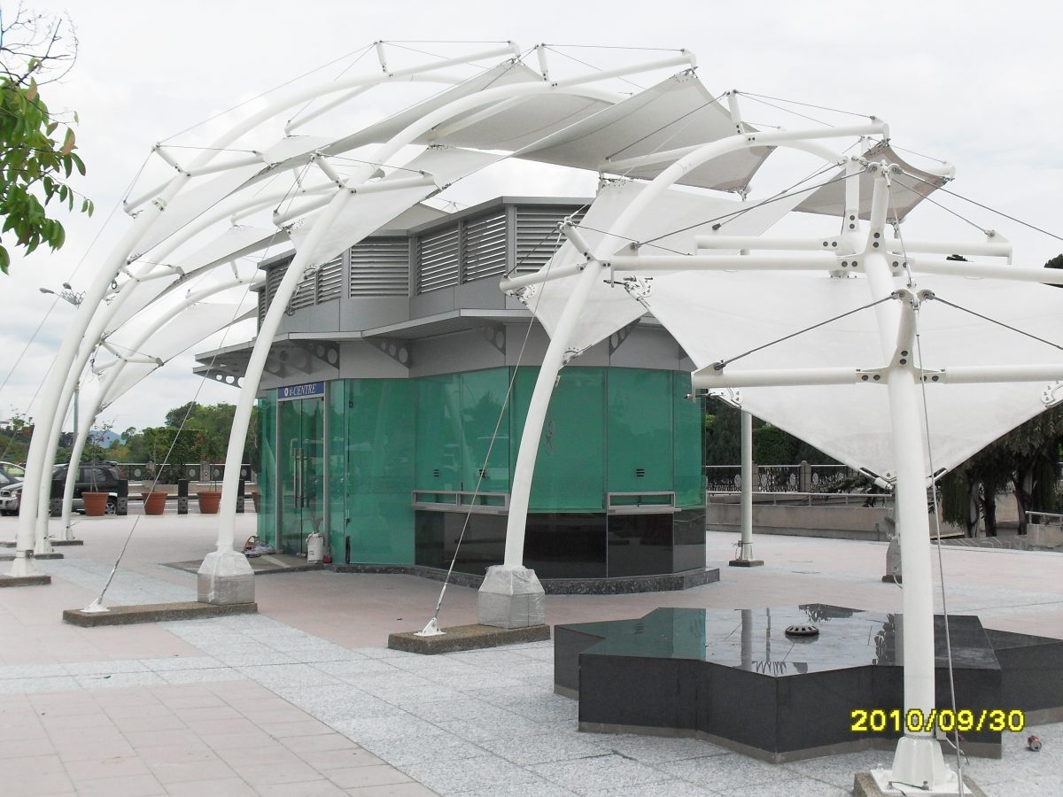 Putrajaya Information Centre Hypar Tensile Fabric Structures