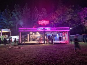Teguh's modular tent of Netflix Stranger Things Launch event