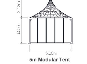 5m Modular Tent