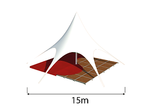 15m Star Tent