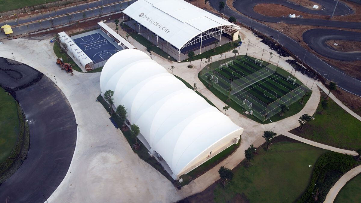 Multipurpose court at City Park HCM, Vietnam
