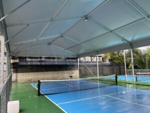 TEGUH® Marquee tent for KL City Pickleball court, Zebra Square