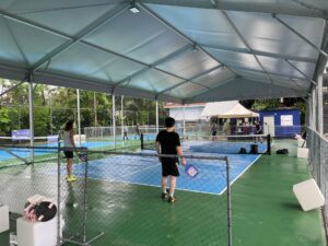 TEGUH® Marquee tent for KL City Pickleball court, Zebra Square