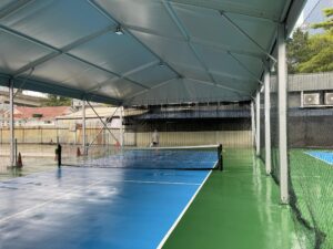 TEGUH® Marquee tent for KL City Pickleball court, Zebra Square