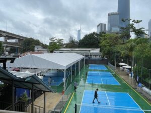 TEGUH® Marquee tent for KL City Pickleball court, Zebra Square