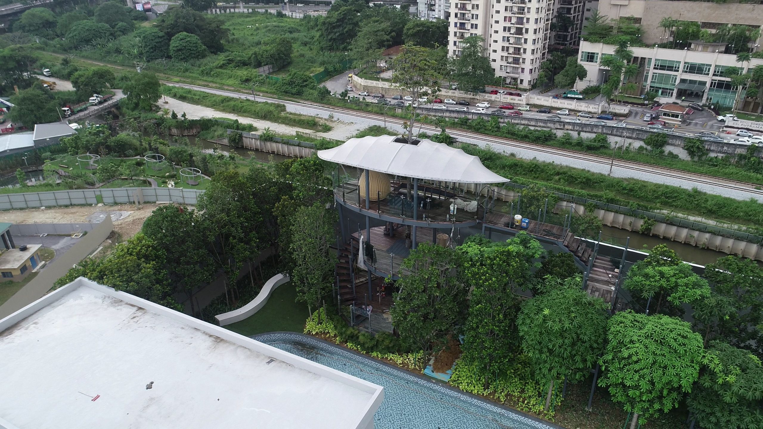 KL North Treehouse Tensile Roof